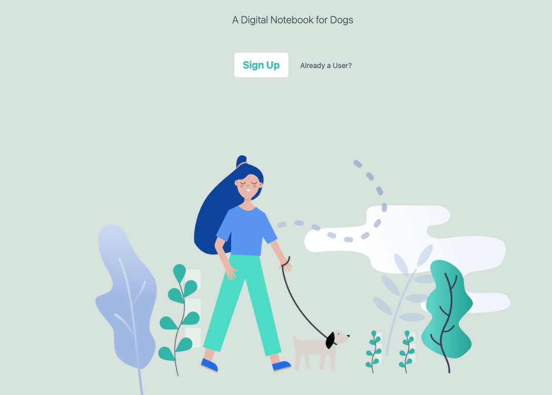 women walking dog
